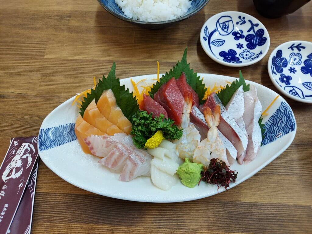 日本海さかな街のお刺身